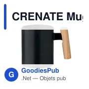 Mug en céramique personnalisable avec logo - CRENATE 320 ml - Miniature 5