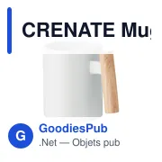Mug en céramique personnalisable avec logo - CRENATE 320 ml - Miniature 6