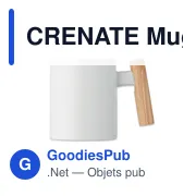 Mug en céramique personnalisable avec logo - CRENATE 320 ml - Miniature 7