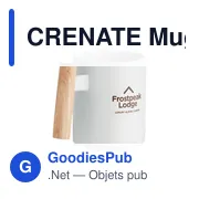 Mug en céramique personnalisable avec logo - CRENATE 320 ml - Miniature 8