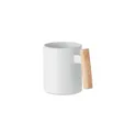 Variante blanc - Mug en céramique personnalisable avec logo - CRENATE 320 ml