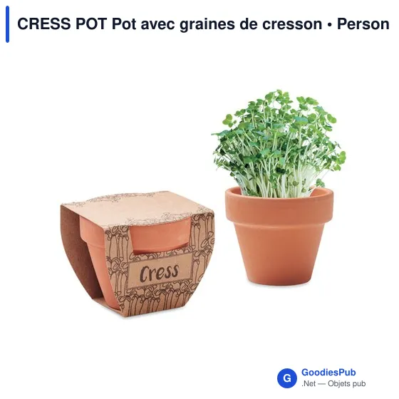 CRESS POT Pot avec graines de cresson - Image 1