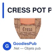CRESS POT Pot avec graines de cresson - Miniature 2