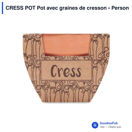 CRESS POT Pot avec graines de cresson - Image 2