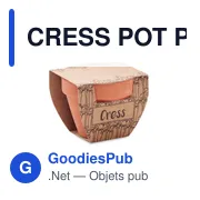 CRESS POT Pot avec graines de cresson - Miniature 3