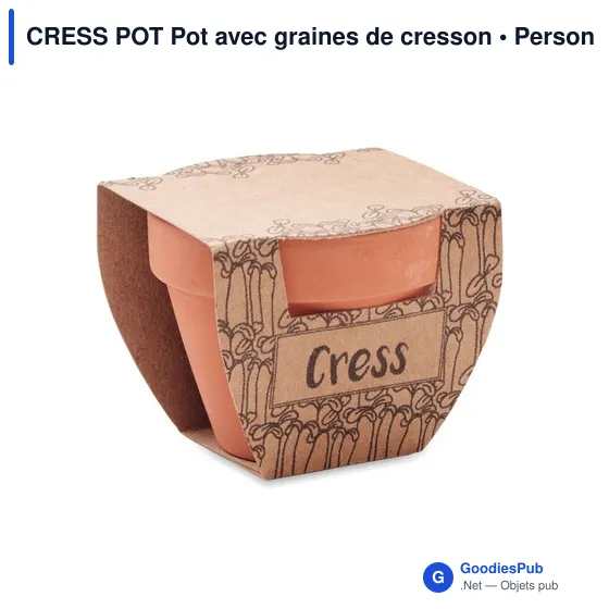 CRESS POT Pot avec graines de cresson - Image 3