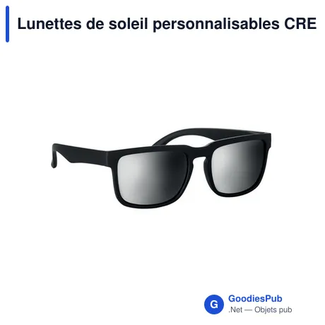 Lunettes de soleil personnalisables CRETE avec logo - UV400