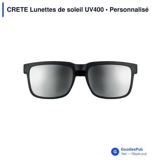 Lunettes de soleil personnalisables CRETE avec logo - UV400 - Image 2