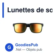 Lunettes de soleil personnalisables CRETE avec logo - UV400 - Miniature 12