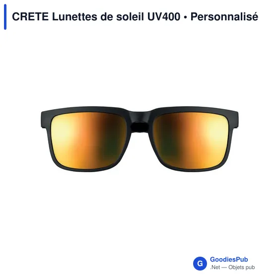 Lunettes de soleil personnalisables CRETE avec logo - UV400 - Image 12