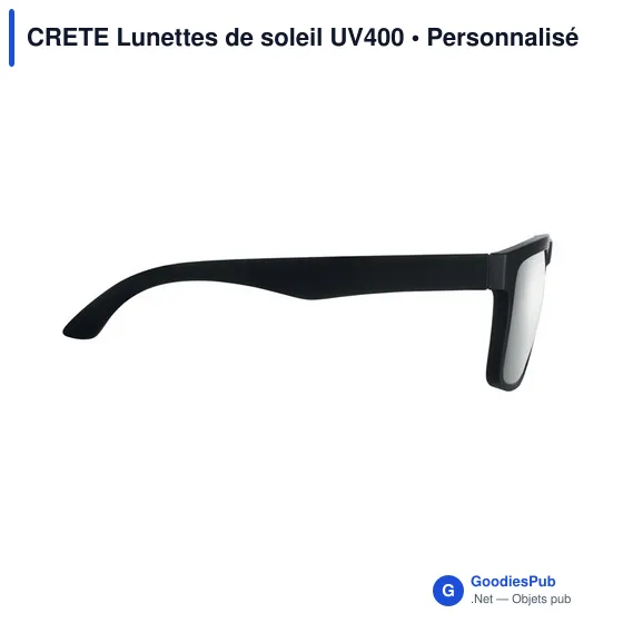 Lunettes de soleil personnalisables CRETE avec logo - UV400 - Image 3