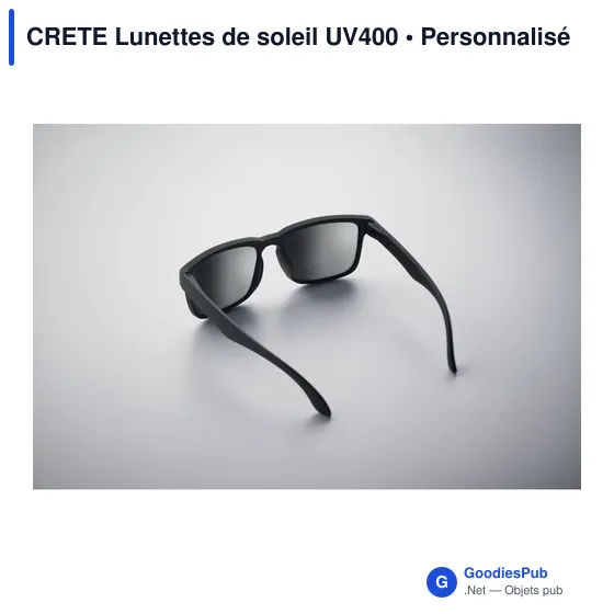 Lunettes de soleil personnalisables CRETE avec logo - UV400 - Image 4