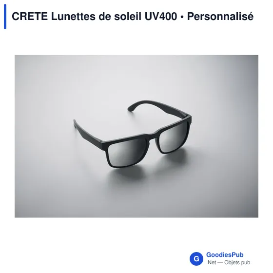 Lunettes de soleil personnalisables CRETE avec logo - UV400 - Image 5