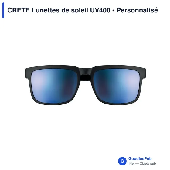 Lunettes de soleil personnalisables CRETE avec logo - UV400 - Image 7