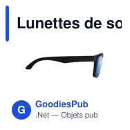 Lunettes de soleil personnalisables CRETE avec logo - UV400 - Miniature 8