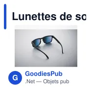 Lunettes de soleil personnalisables CRETE avec logo - UV400 - Miniature 9