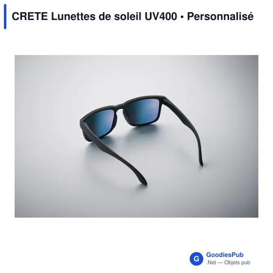 Lunettes de soleil personnalisables CRETE avec logo - UV400 - Image 9