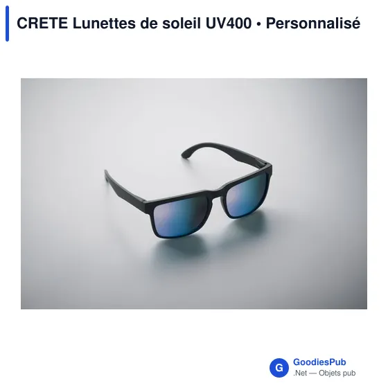 Lunettes de soleil personnalisables CRETE avec logo - UV400 - Image 10