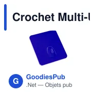 Crochet Multi-Usages Rucco - Miniature 1