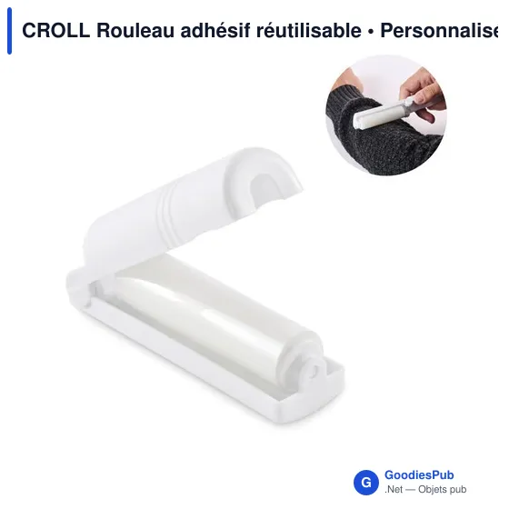 CROLL Rouleau adhésif réutilisable - Image 1