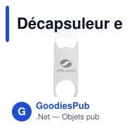 Décapsuleur en métal personnalisable avec logo - CrownTop Opener - Miniature 3