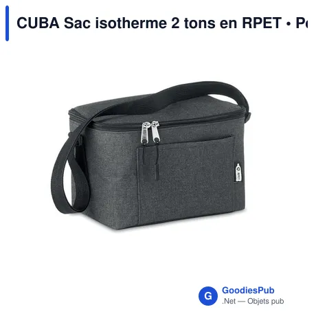 CUBA Sac isotherme 2 tons en RPET