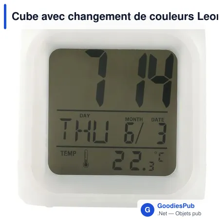 Cube avec changement de couleurs Leona