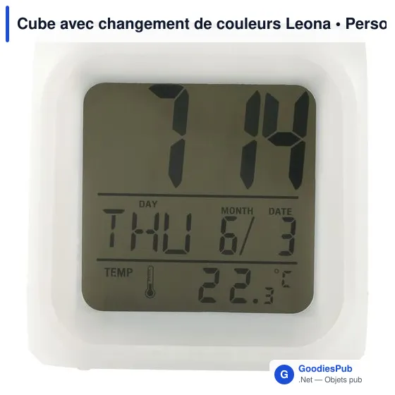Cube avec changement de couleurs Leona - Image 1