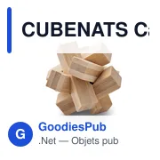 CUBENATS Casse-tête étoile en bambou - Miniature 1