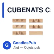 CUBENATS Casse-tête étoile en bambou - Miniature 2