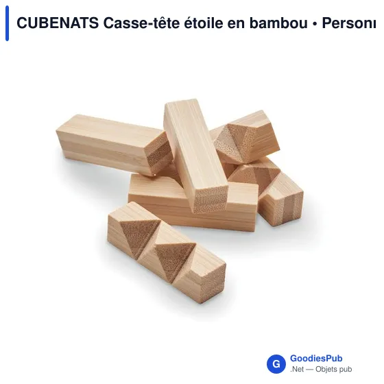 CUBENATS Casse-tête étoile en bambou - Image 3