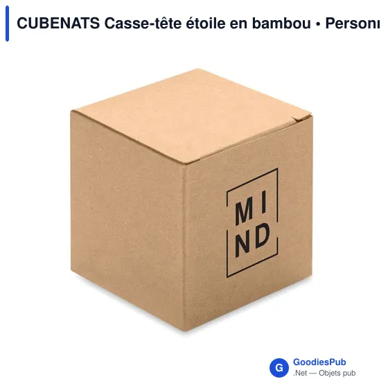 CUBENATS Casse-tête étoile en bambou - Image 4