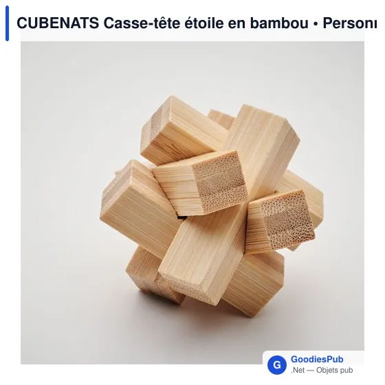 CUBENATS Casse-tête étoile en bambou - Image 5