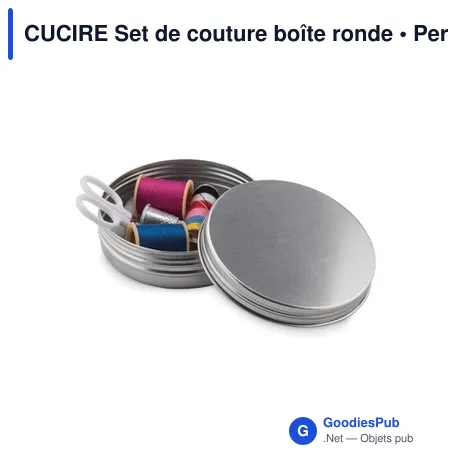CUCIRE Set de couture boîte ronde