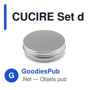 CUCIRE Set de couture boîte ronde - Miniature 2