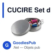 CUCIRE Set de couture boîte ronde - Miniature 4