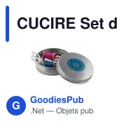 CUCIRE Set de couture boîte ronde - Miniature 5