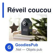 Réveil coucou personnalisable CUCKOO BIRD avec logo - Miniature 2