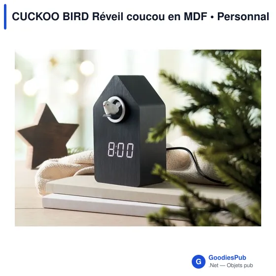 Réveil coucou personnalisable CUCKOO BIRD avec logo - Image 2