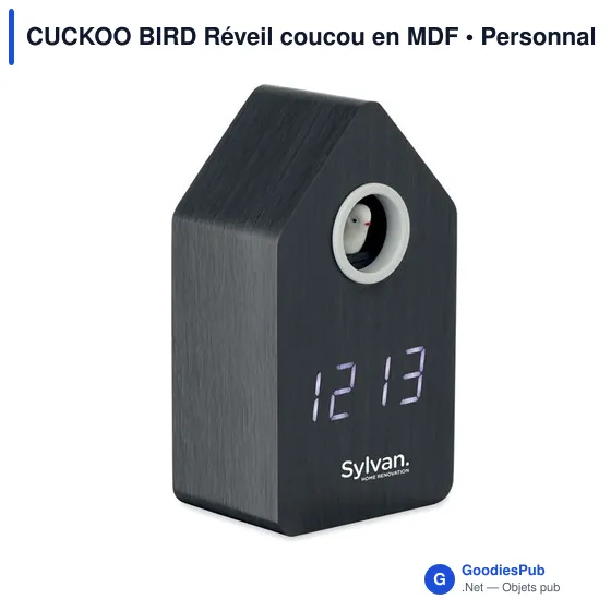 Réveil coucou personnalisable CUCKOO BIRD avec logo - Image 3