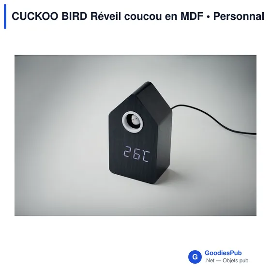 Réveil coucou personnalisable CUCKOO BIRD avec logo - Image 5