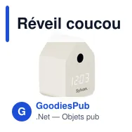 Réveil coucou personnalisable en MDF avec logo - CUCKOO - Miniature 3