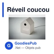 Réveil coucou personnalisable en MDF avec logo - CUCKOO - Miniature 5