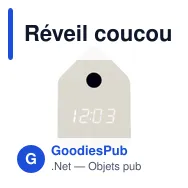 Réveil coucou personnalisable en MDF avec logo - CUCKOO - Miniature 7