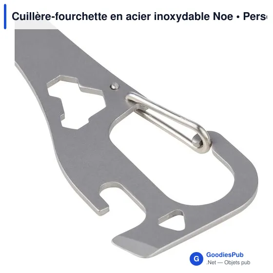 Cuillère-fourchette en acier inoxydable Noe - Image 5