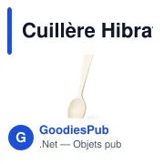 Cuillère Hibray personnalisable avec logo pour objets publicitaires - Miniature 1