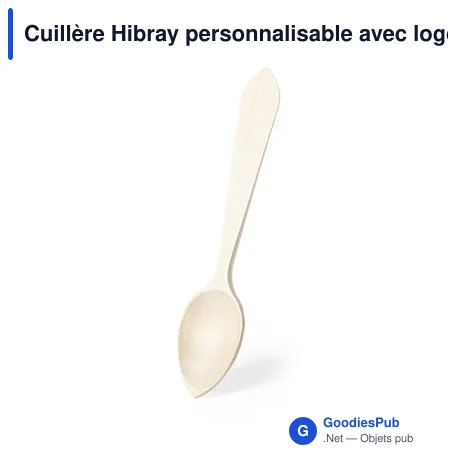 Cuillère Hibray personnalisable avec logo pour objets publicitaires
