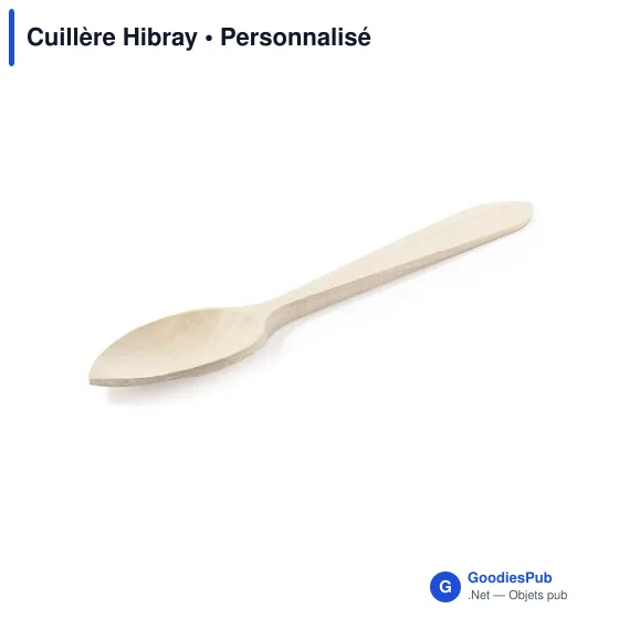 Cuillère Hibray personnalisable avec logo pour objets publicitaires - Image 3