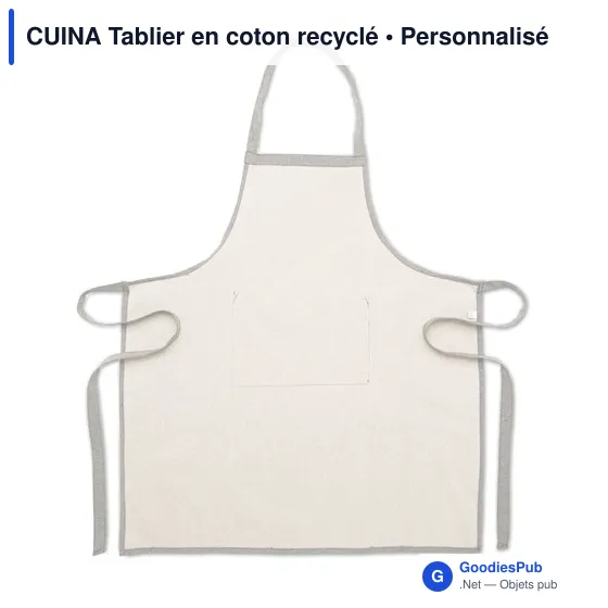 CUINA Tablier en coton recyclé - Image 2