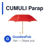 CUMULI Parapluie avec poignée en bois - Miniature 9
